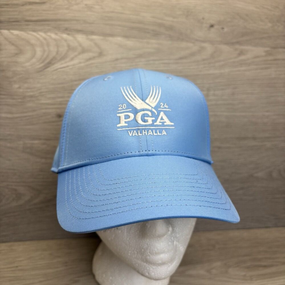 Nike Golf PGA Championship 2024 Valhalla Dri-Fit Light Blue Hat M/L Adjustable